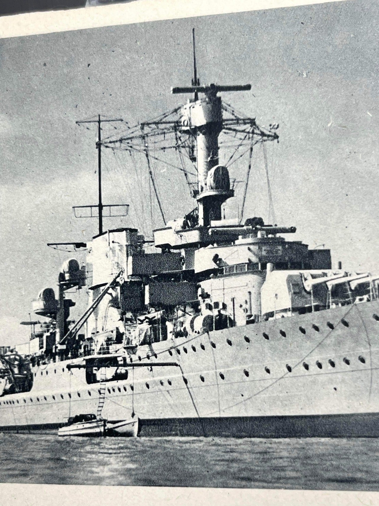 GERMAN WW2 CRUISER “LEIPZIG” POSTCARD