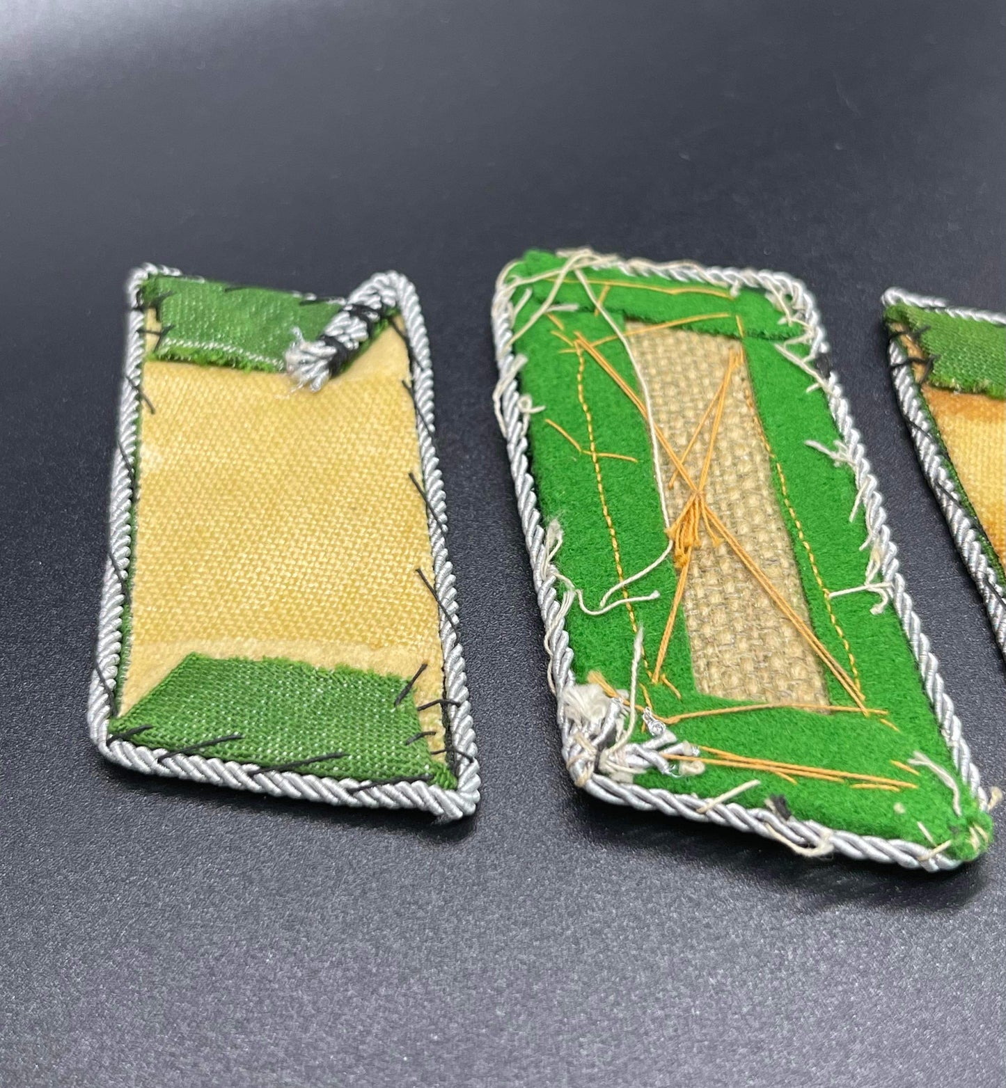 GERMAN WW2 POLICE - SCHUTZPOLIZEI EM/NCO COLLAR TAB LOT
