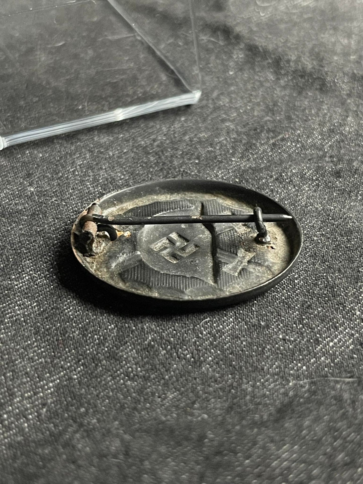 GERMAN WW2 VERWUNDETENABZEICHEN IM SCHWARZ