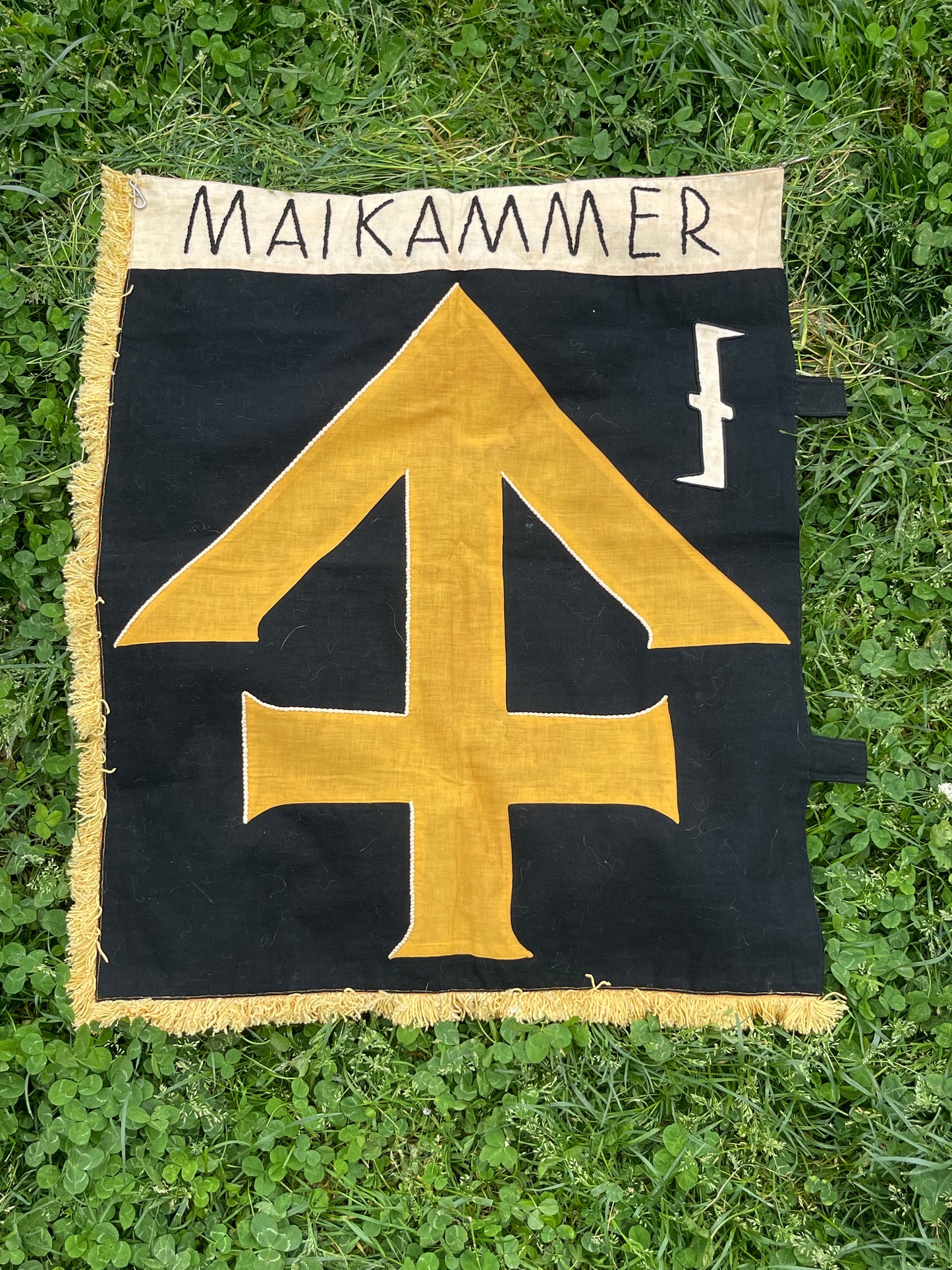 GERMAN WW2 TOWN OF MAIKAMMER ‚WOLFS ANGHEL’ BATTLEFLAG