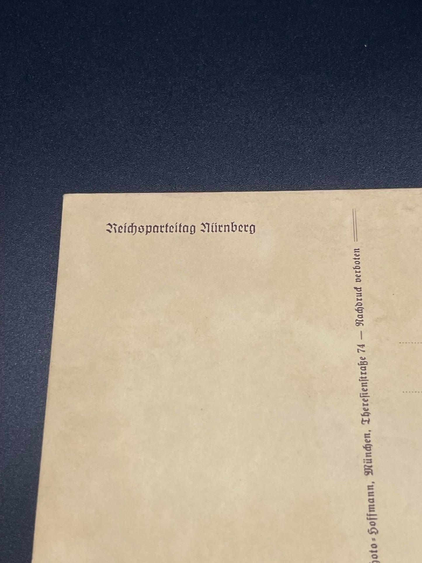 GERMAN WW2 1936 REICHSPARTEITAG NURNBERG POSTCARD