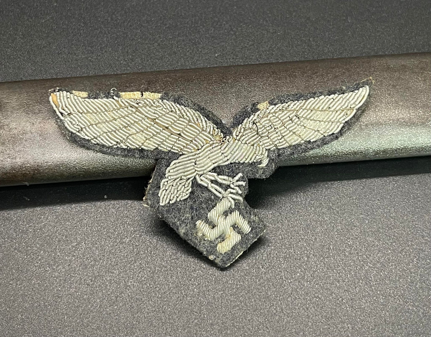GREMAN WW2 LUFTWAFFE OFFICERS BREAST EAGLE IN BULLION