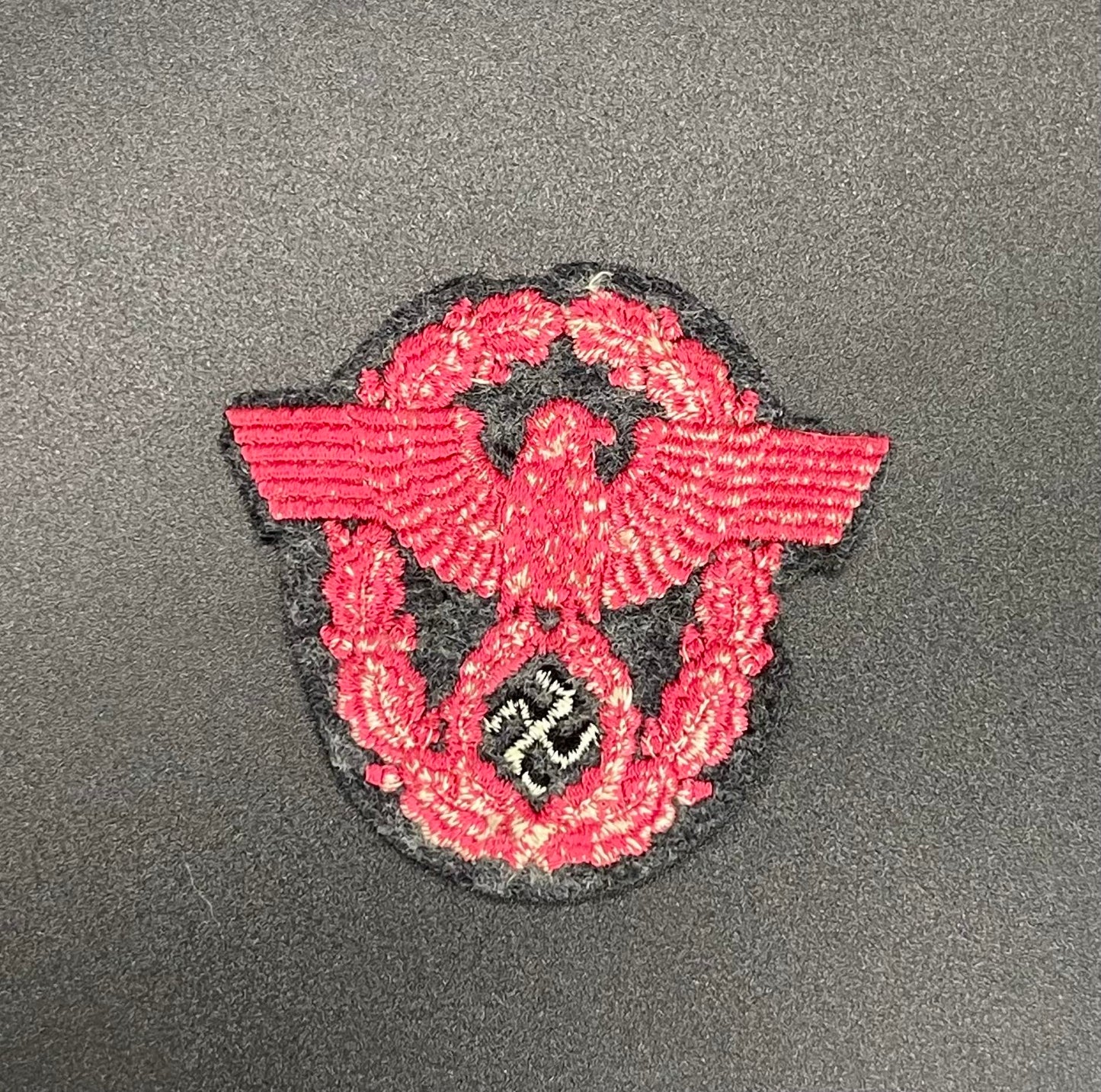GERMAN WW2 FEUERSCHUTZPOLIZEI EM/NCO SLEEVE EAGLE