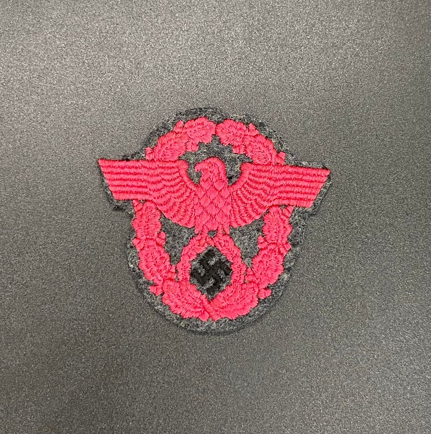GERMAN WW2 FEUERSCHUTZPOLIZEI EM/NCO SLEEVE EAGLE