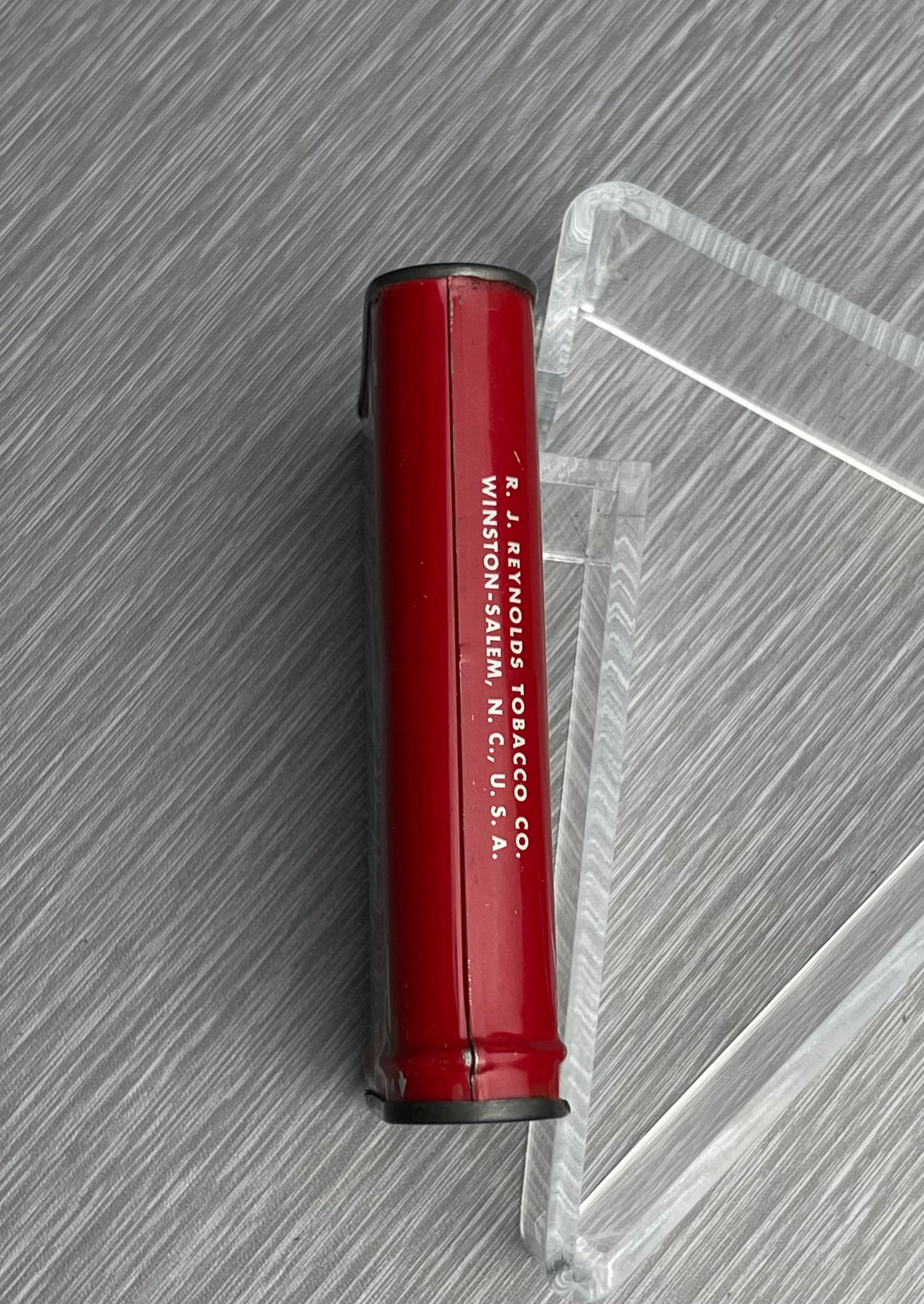 PRINCE ALBERT CRIMP CUT LONG BURNING PIPE & CIGARETTE TOBACCO IN ORIGINAL TIN MID 20TH CENTURY