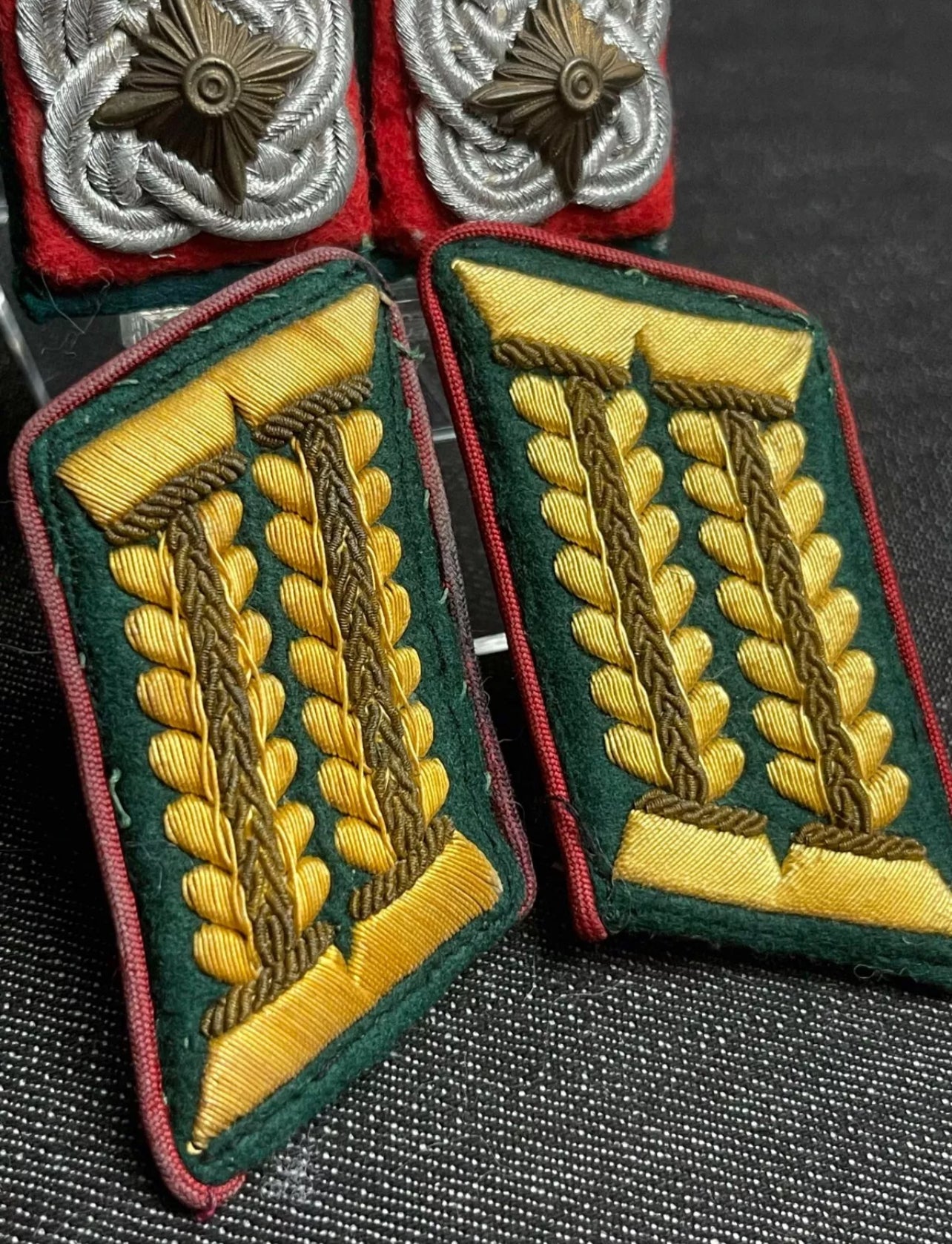 GERMAN WW2 WEHRMACHT MILITÄRBEAMTE UNIFORM MATCHING INSIGNIA SET VERY RARE