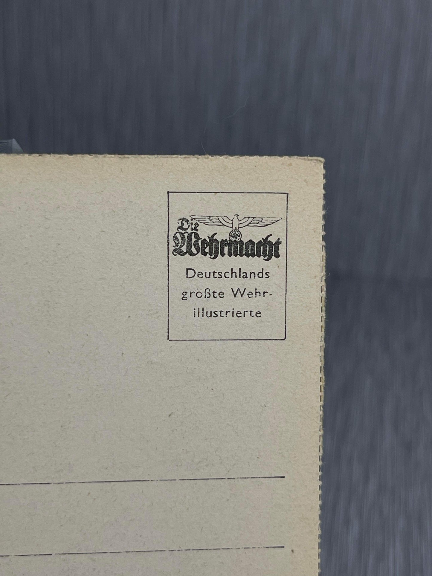 GERMAN WW2 KRIEGSMARINE "REIN-SCHIFF" POSTCARD "THE WEHRMACHT ARCHIVES"