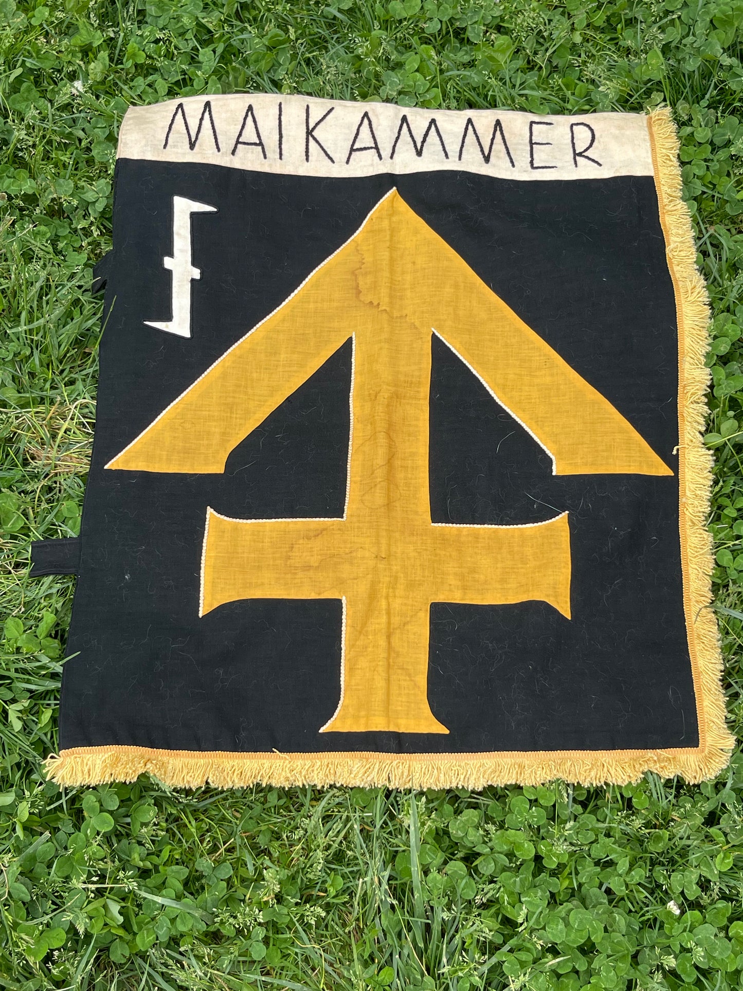 GERMAN WW2 TOWN OF MAIKAMMER ‚WOLFS ANGHEL’ BATTLEFLAG