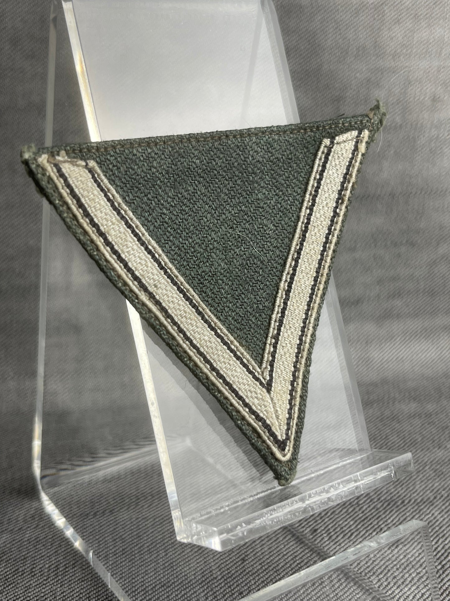 GERMAN WW2 WAFFEN SS STURMMANN RANK CHEVRON ON HBT