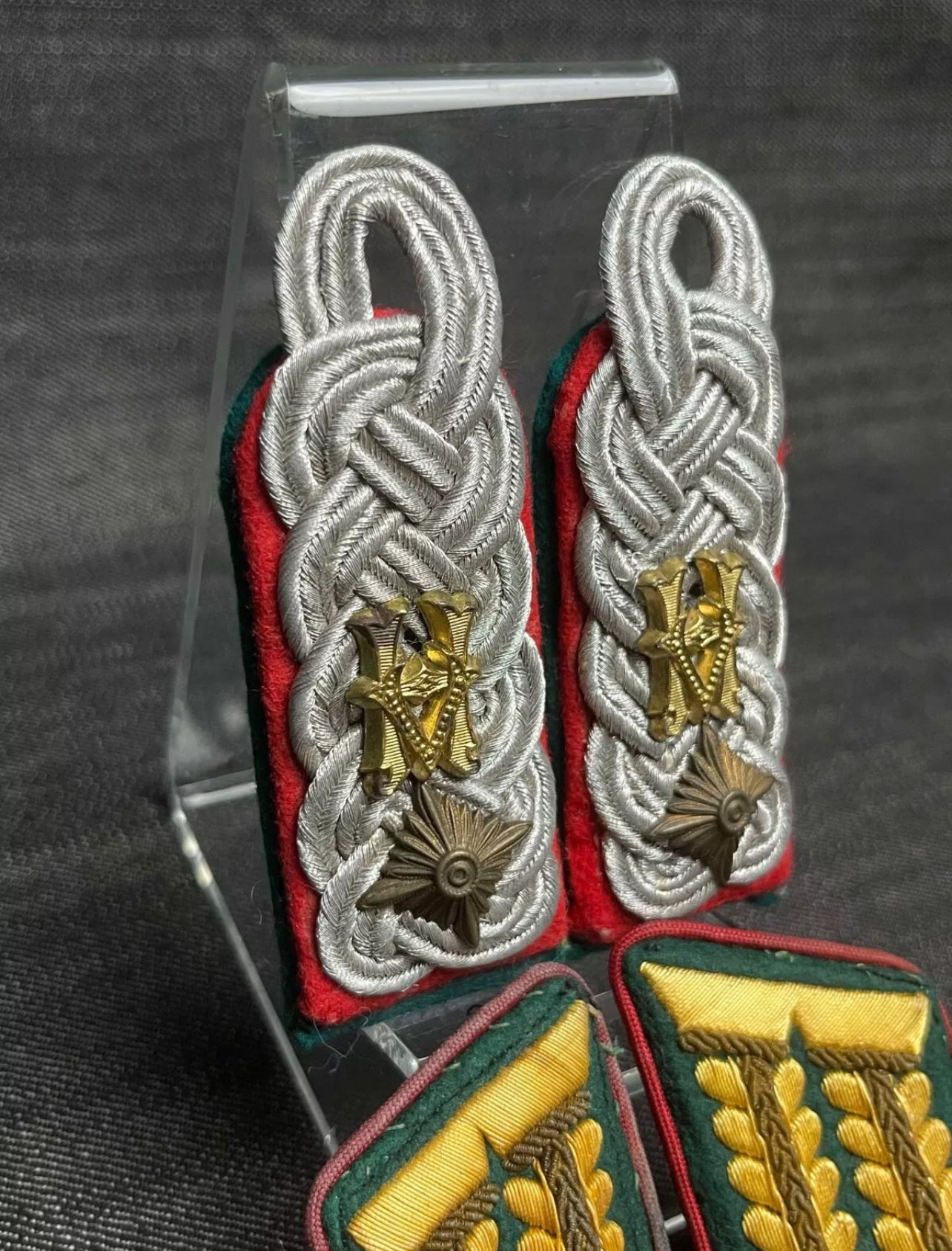 GERMAN WW2 WEHRMACHT MILITÄRBEAMTE UNIFORM MATCHING INSIGNIA SET VERY RARE