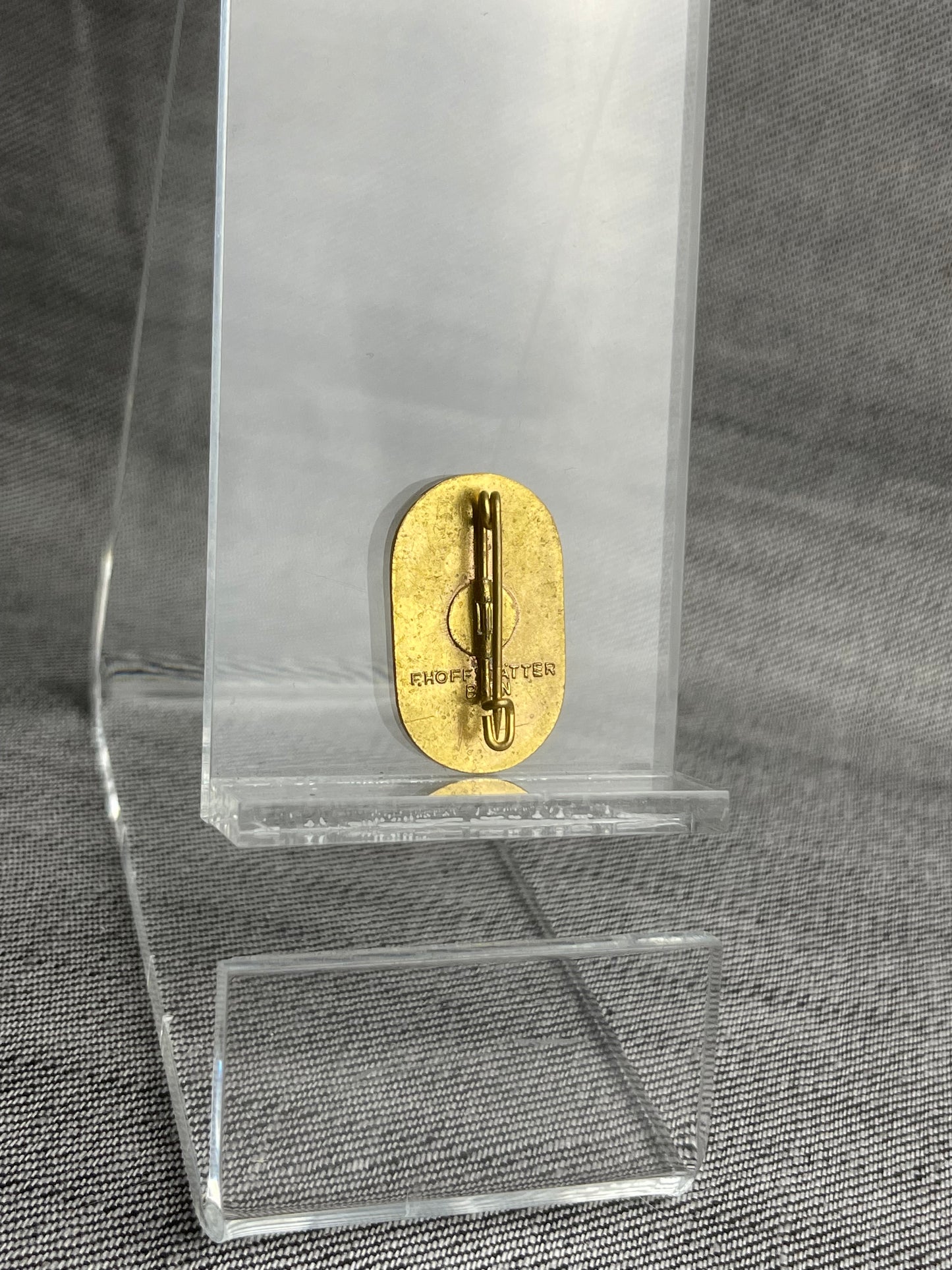 GERMAN WW2 KDF "NS GEMEINSCHAFT KRAFT DURCH FREUDE - STRENGTH THROUGH JOY” GAU KÖLN BADGE/PIN