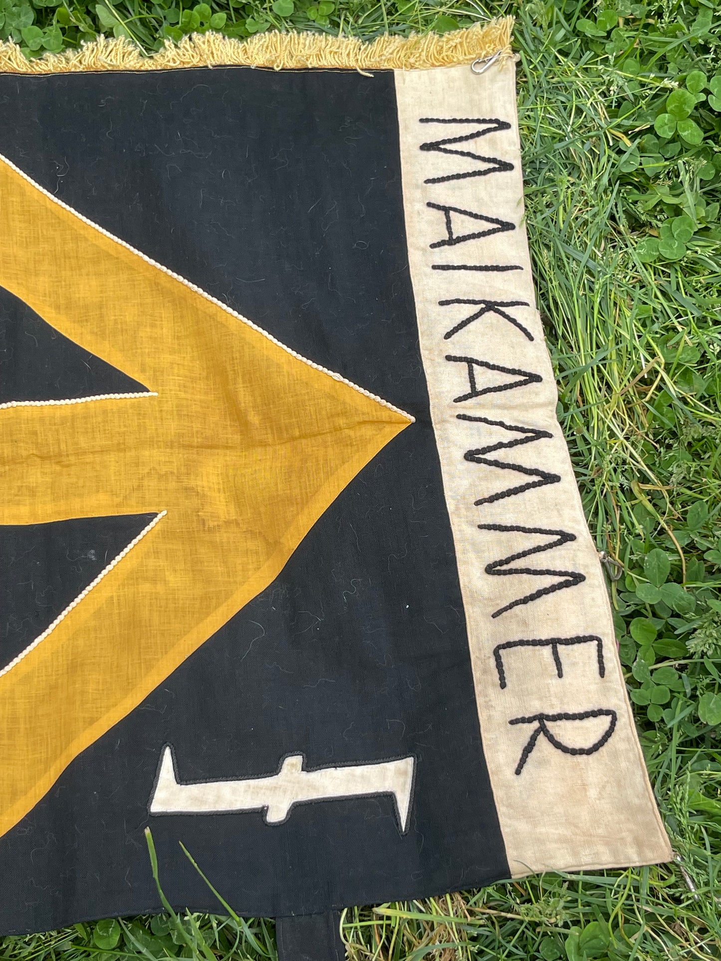 GERMAN WW2 TOWN OF MAIKAMMER ‚WOLFS ANGHEL’ BATTLEFLAG