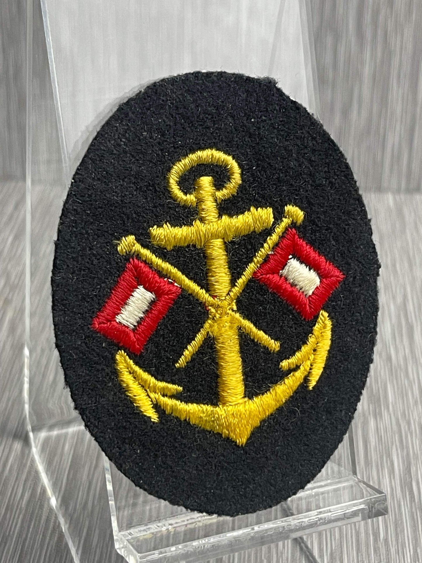 GERMAN WW2 KRIEGSMARINE SENIOR SIGNALS NCO CAREER SLEEVE BADGE