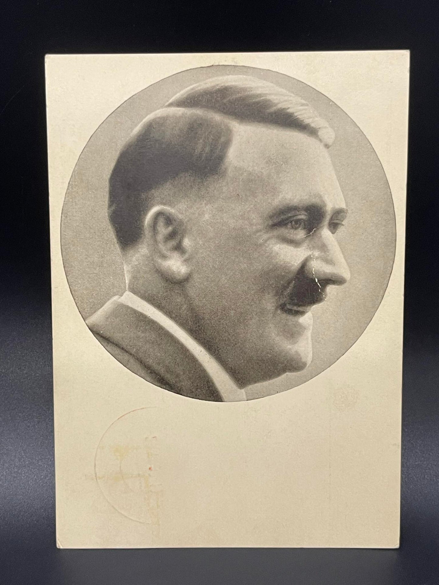GERMAN WW2 ADOLF HITLER CZECHOSLOVAKIA POSTCARD