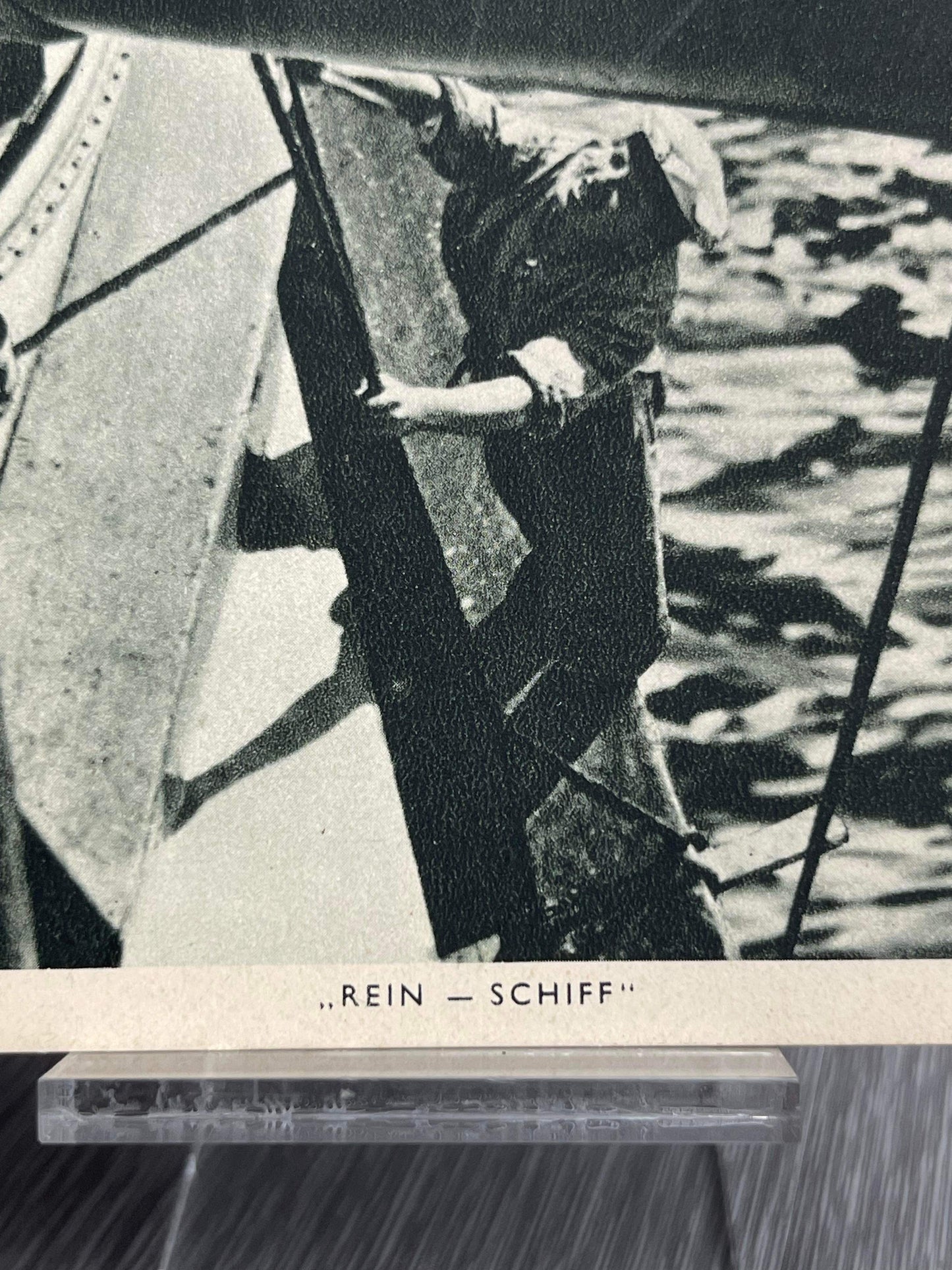 GERMAN WW2 KRIEGSMARINE "REIN-SCHIFF" POSTCARD "THE WEHRMACHT ARCHIVES"