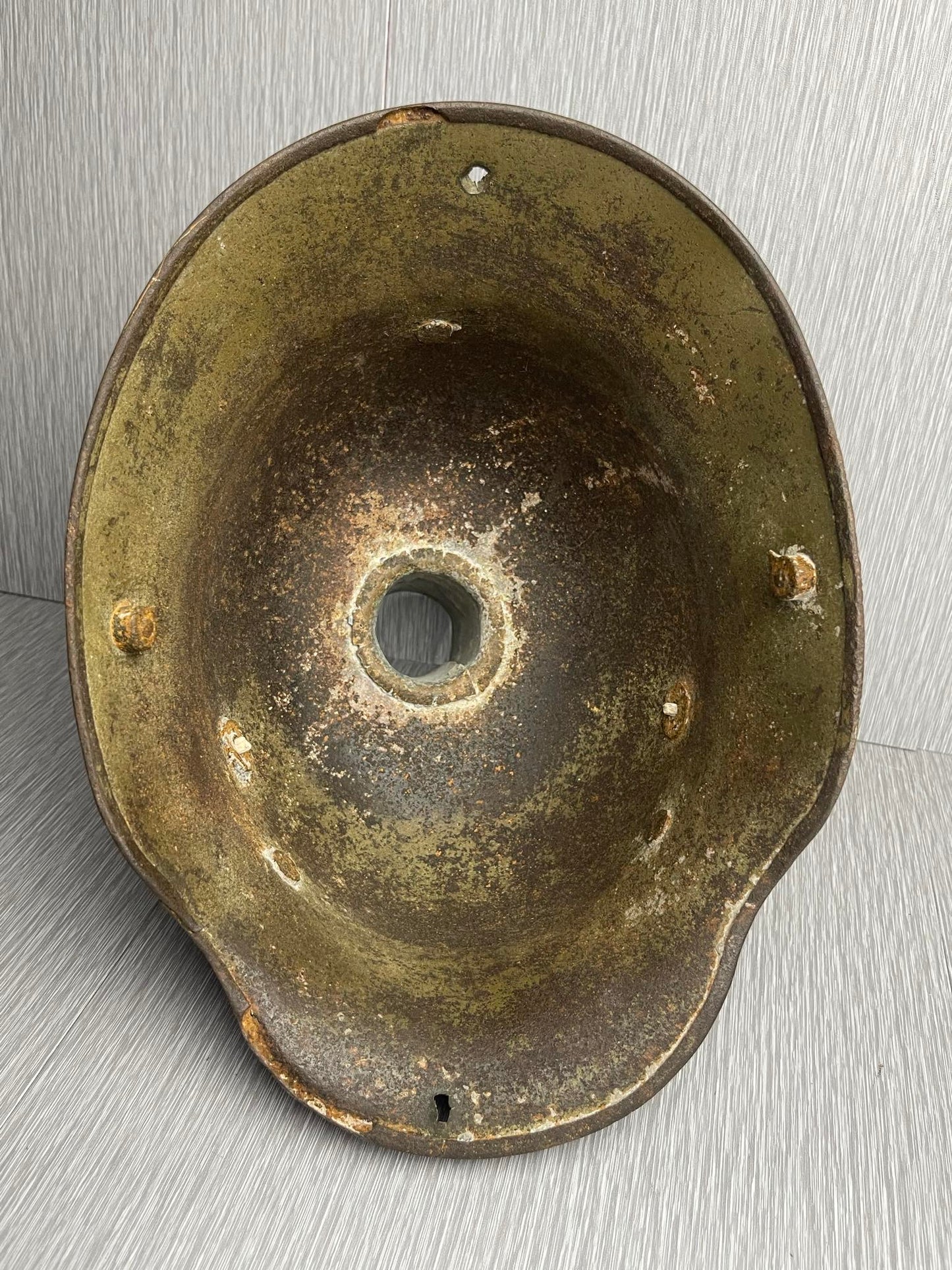 GERMAN WW1 M16 HELMET SIZE 66 INTERESTINGLY RE-PURPOSED