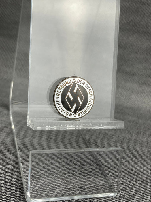 GERMAN WW2 NATIONAL SOCIALIST ASSOCIATION OF STUDENTS MEMBERSHIP BADGE