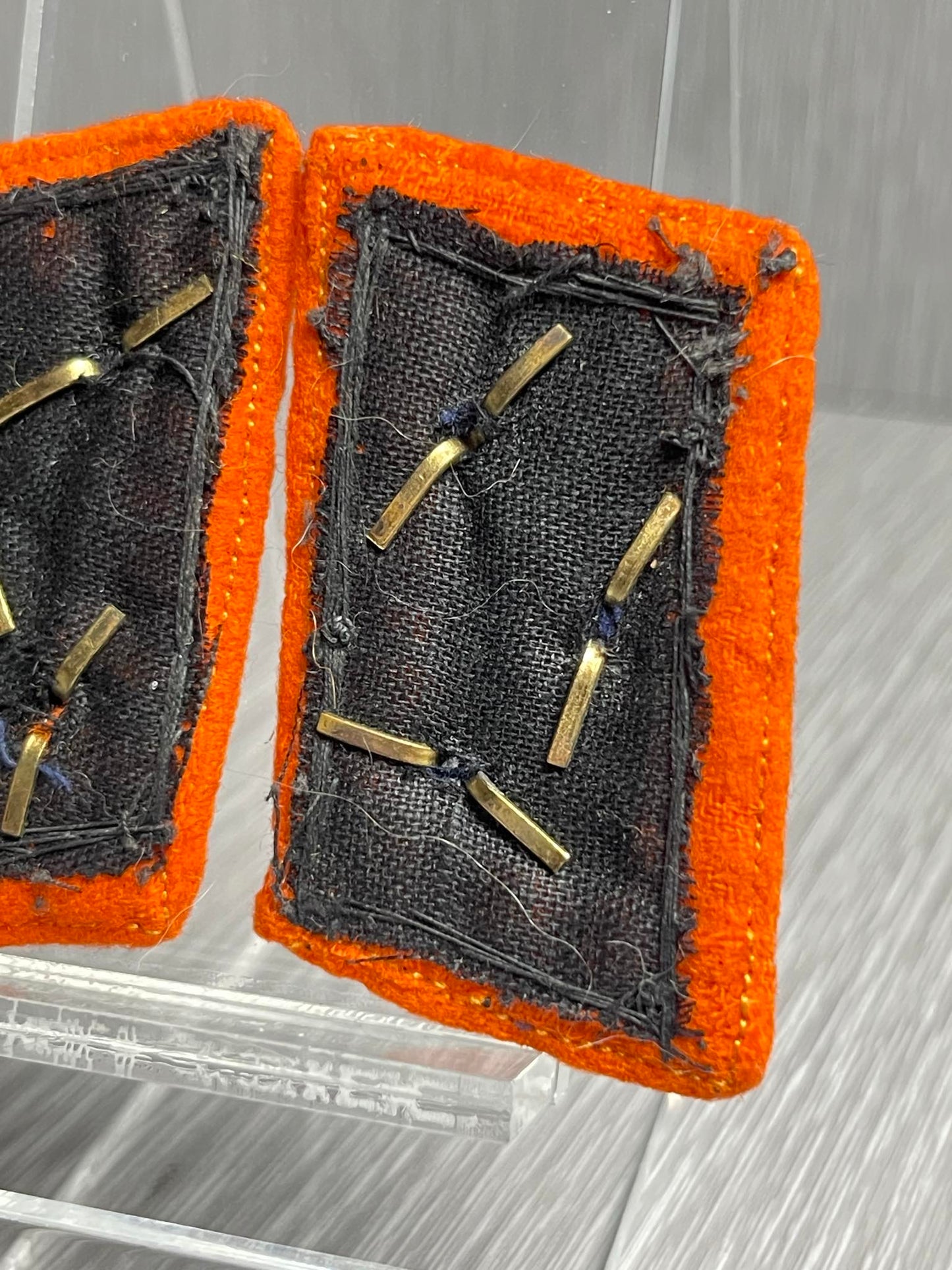 RARE GERMAN WW2 REICHSPOST OFFICER UNIFORM MATCHING COLLAR TAB SET