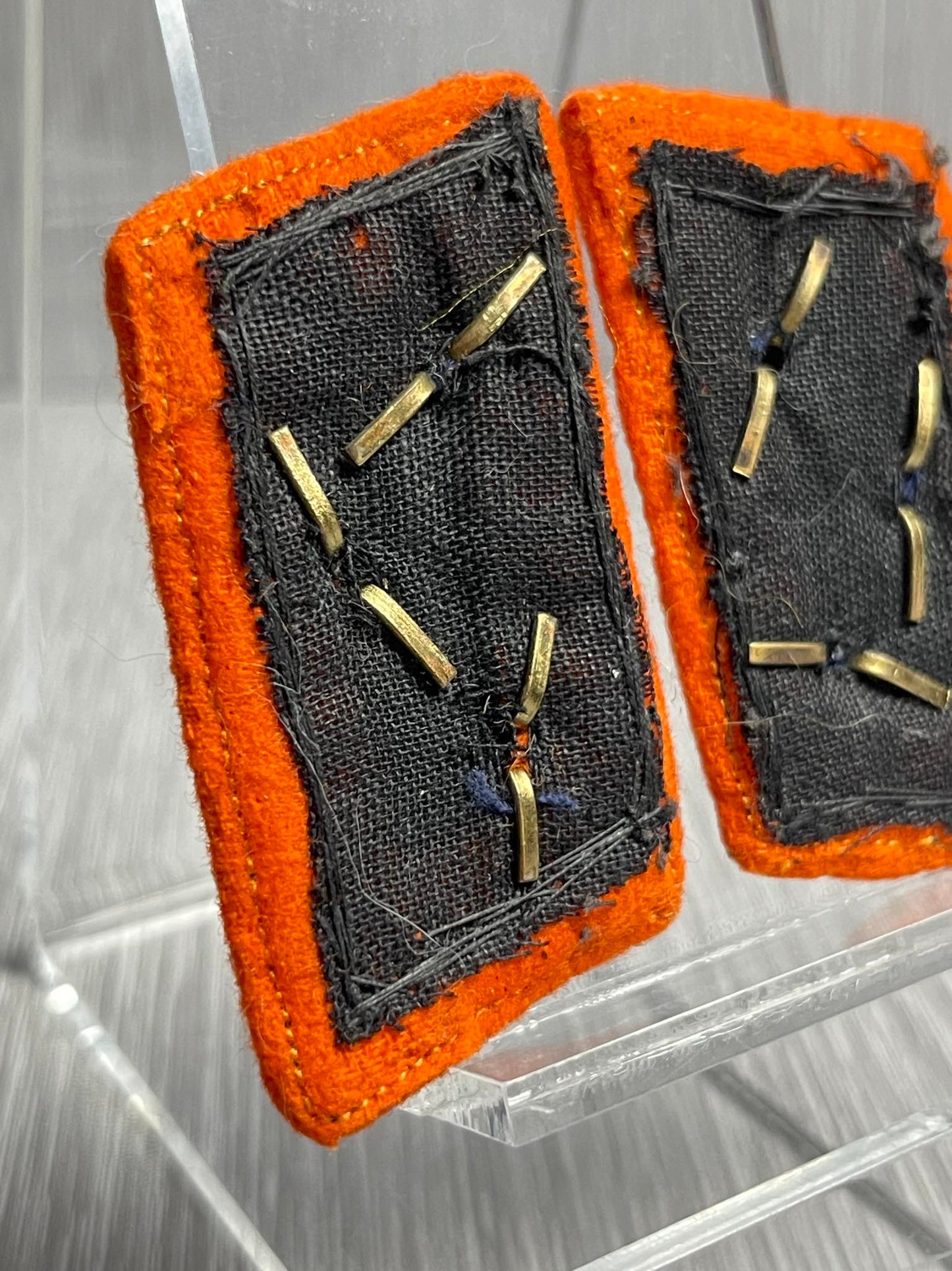 RARE GERMAN WW2 REICHSPOST OFFICER UNIFORM MATCHING COLLAR TAB SET