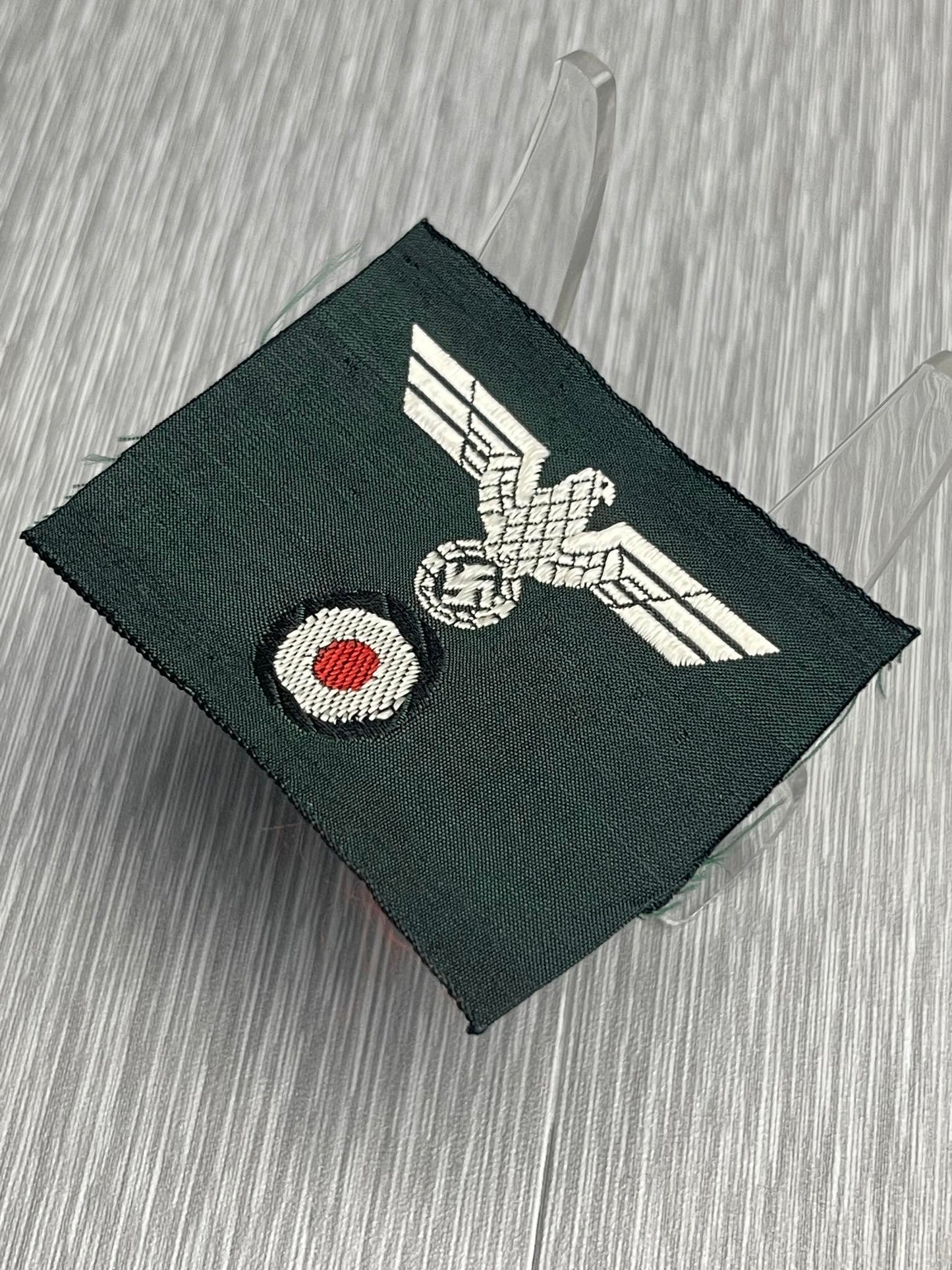 GERMAN WW2 BELGIAN MADE HEER CAP EAGLE AND COCKADE