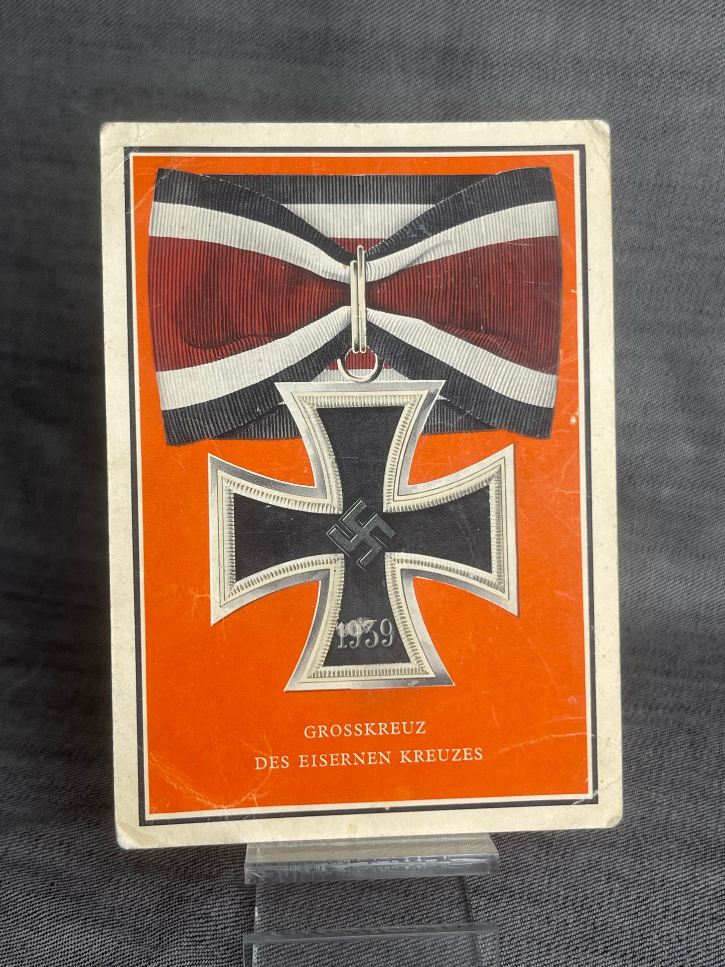 GERMAN WW2 1939 KNIGHT’S CROSS OF THE IRON CROSS POSTCARD