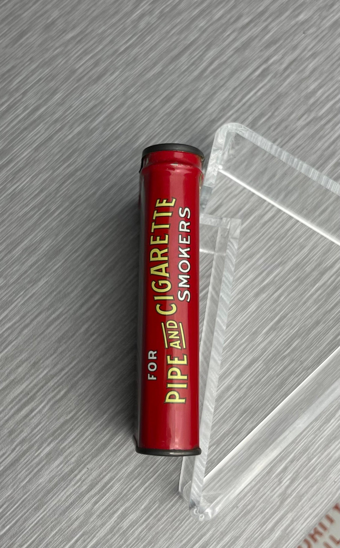 PRINCE ALBERT CRIMP CUT LONG BURNING PIPE & CIGARETTE TOBACCO IN ORIGINAL TIN MID 20TH CENTURY