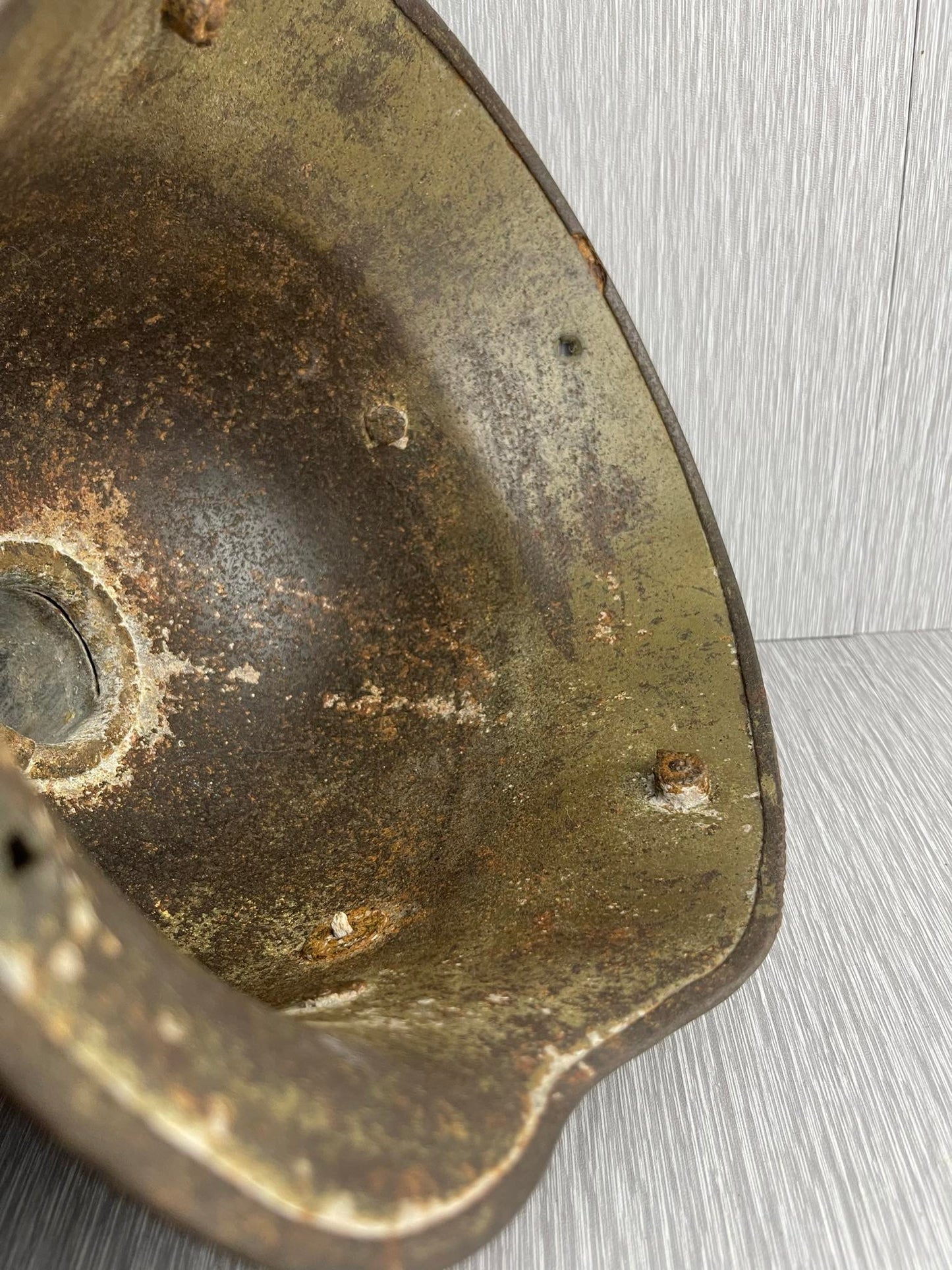 GERMAN WW1 M16 HELMET SIZE 66 INTERESTINGLY RE-PURPOSED