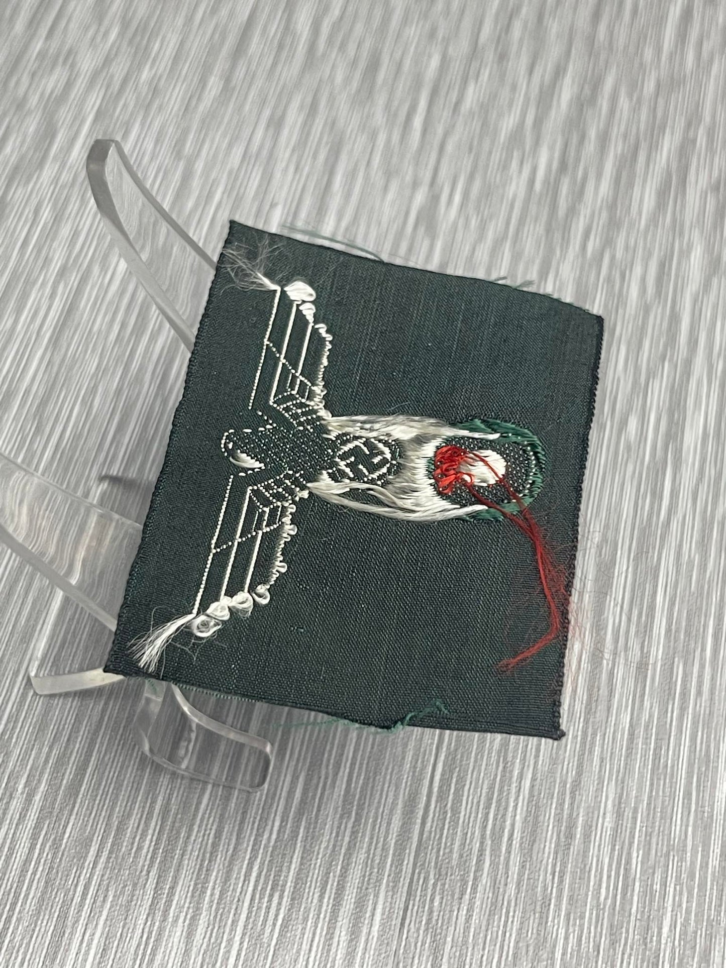 GERMAN WW2 BELGIAN MADE HEER CAP EAGLE AND COCKADE
