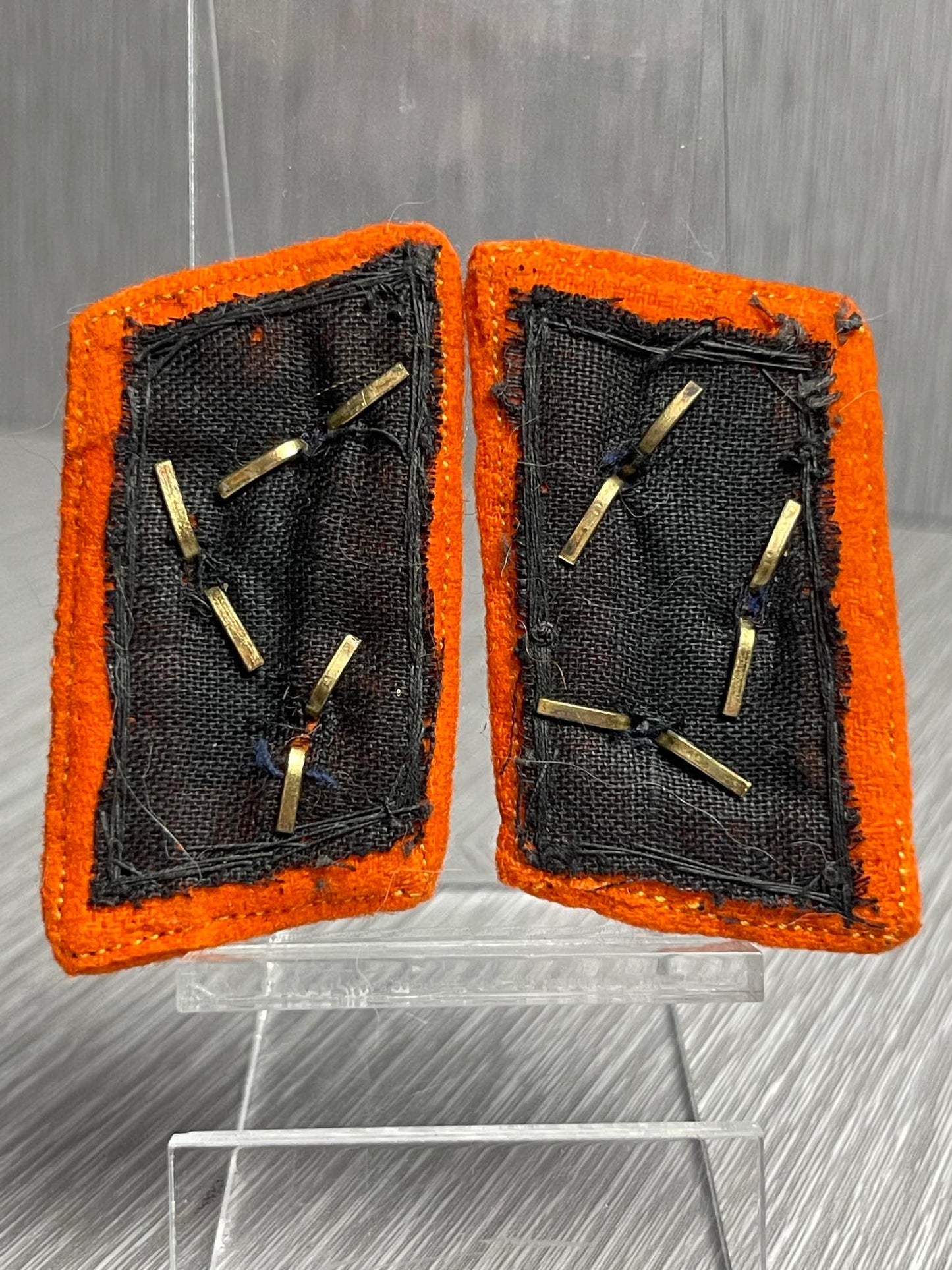RARE GERMAN WW2 REICHSPOST OFFICER UNIFORM MATCHING COLLAR TAB SET
