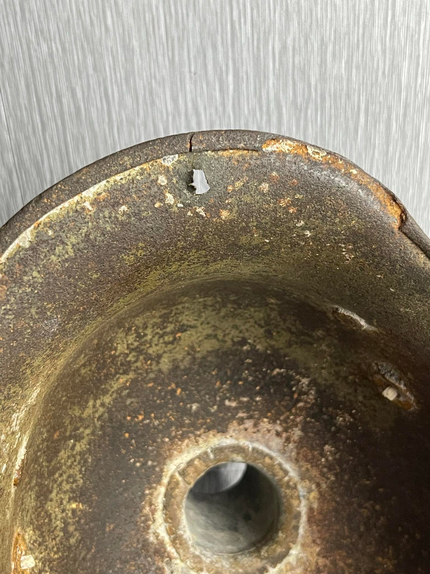 GERMAN WW1 M16 HELMET SIZE 66 INTERESTINGLY RE-PURPOSED
