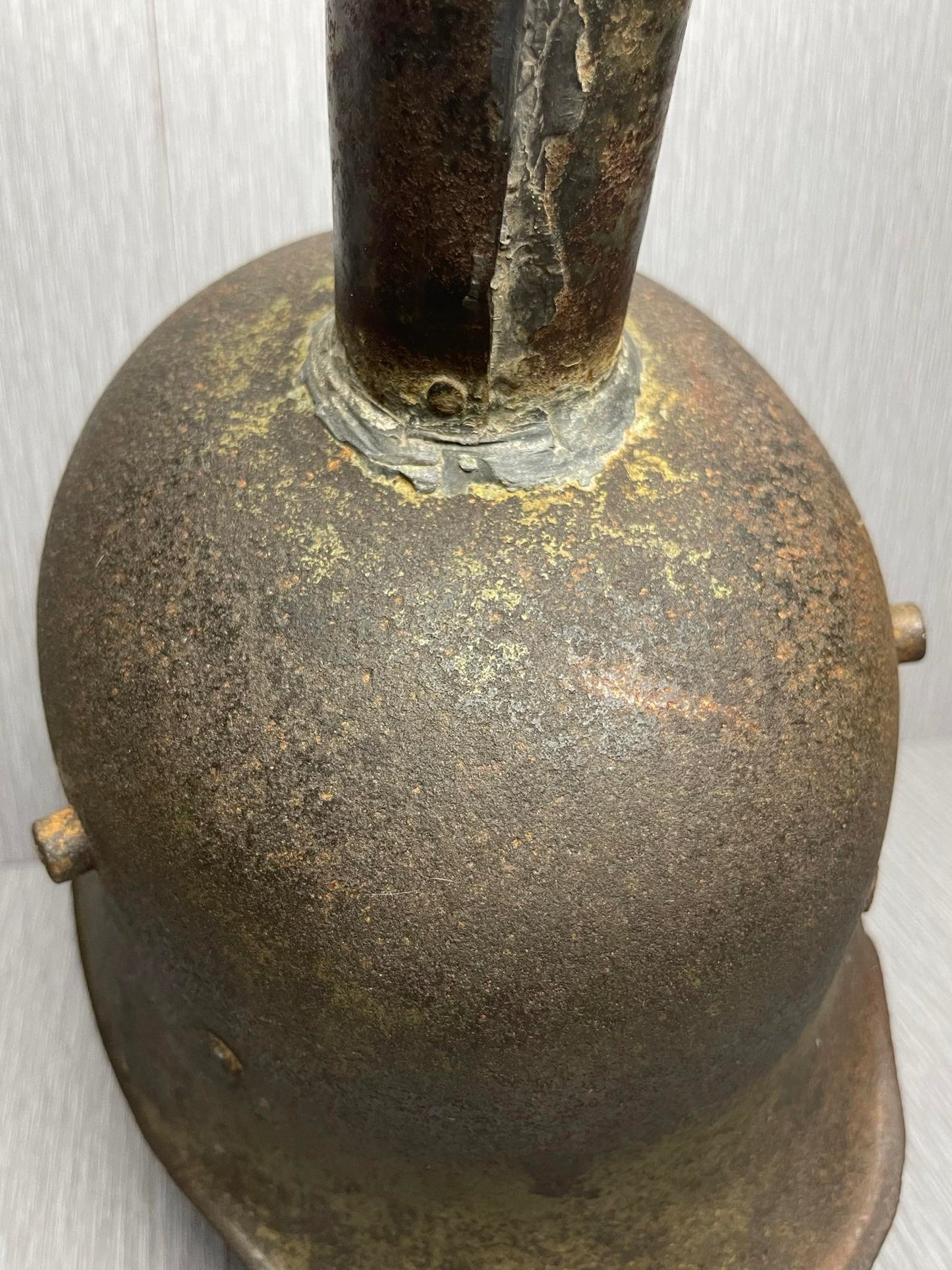 GERMAN WW1 M16 HELMET SIZE 66 INTERESTINGLY RE-PURPOSED