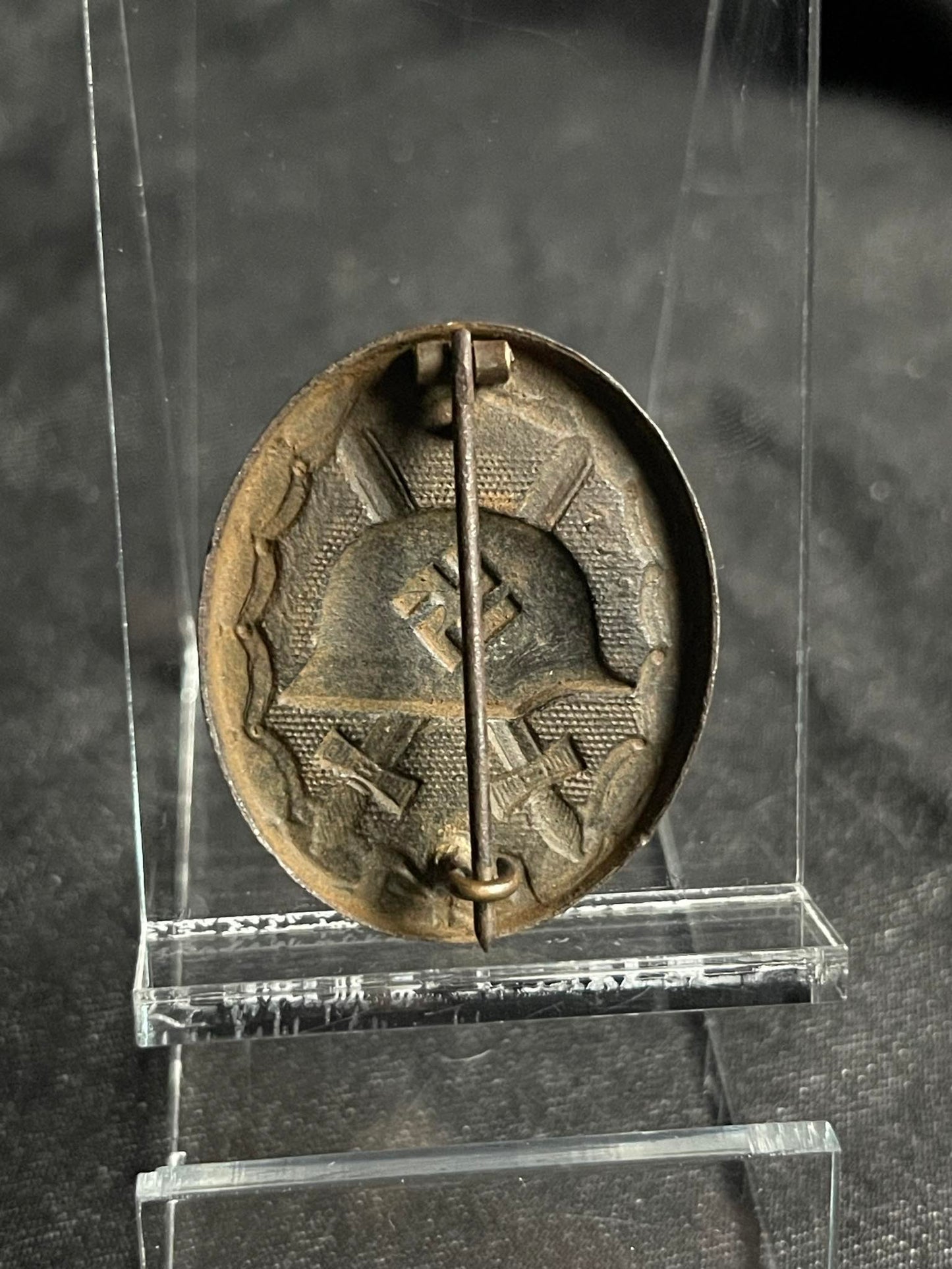 GERMAN WW2 VERWUNDETENABZEICHEN IM SCHWARZ "102" PHILIPP TURKS