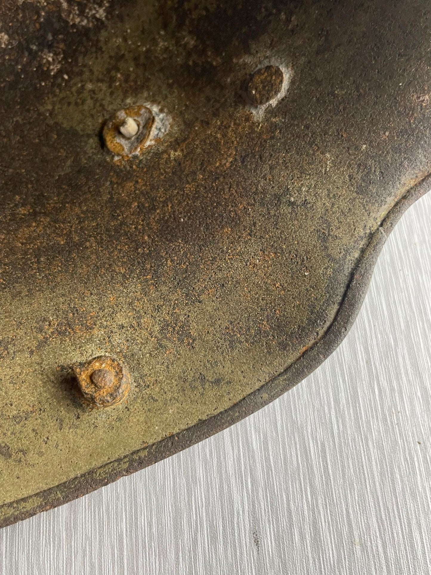 GERMAN WW1 M16 HELMET SIZE 66 INTERESTINGLY RE-PURPOSED