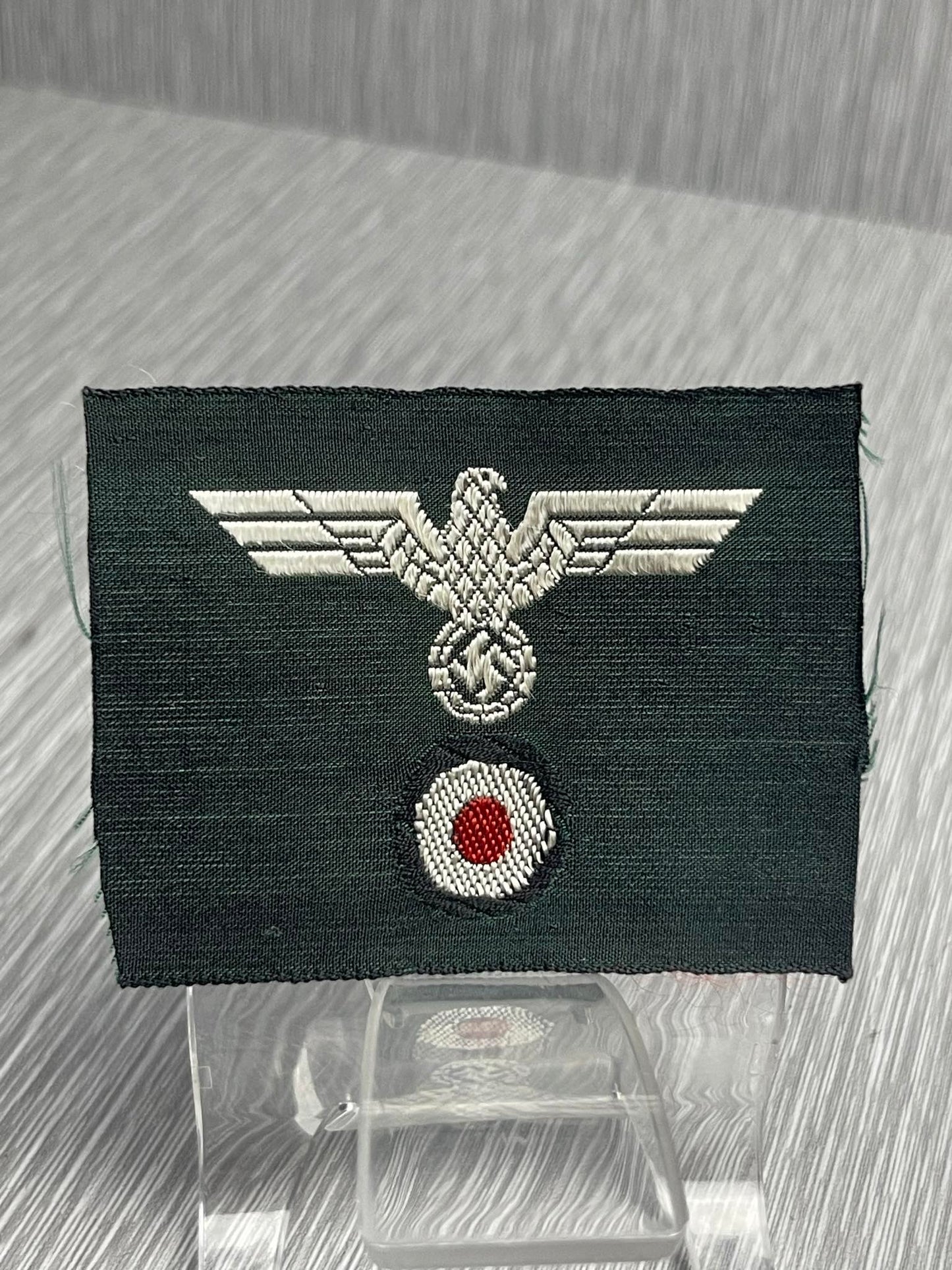 GERMAN WW2 BELGIAN MADE HEER CAP EAGLE AND COCKADE