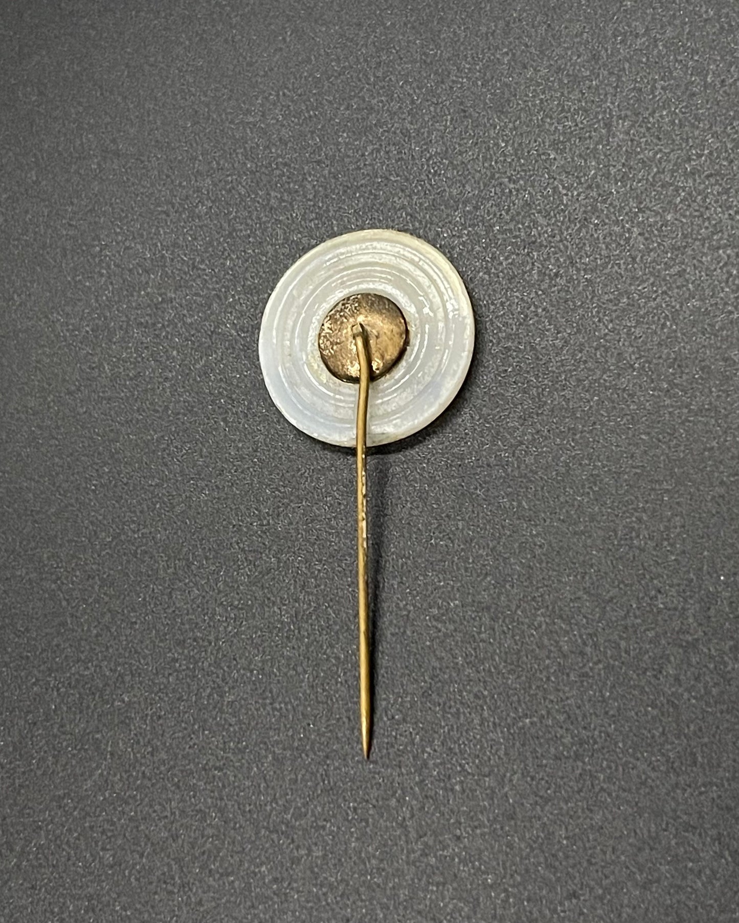 GERMAN WW2 NSDAP MEMBER/SUPPORTER GILDED PLASTIC STICKPIN