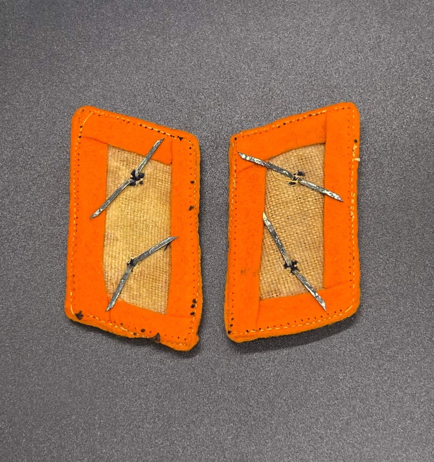 GERMAN WW2 DEUTSCHE REICHSPOST MATCHING COLLAR TABS
