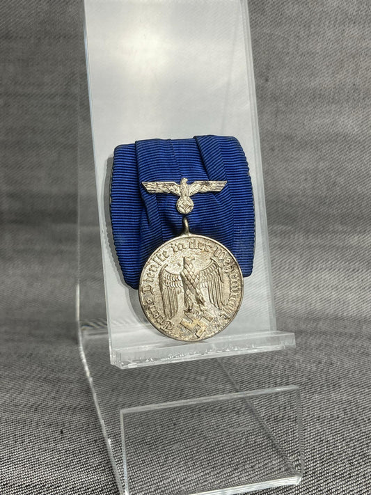 GERMAN WW2 HEER 4 YEAR FAITHFUL SERVICE MEDAL MOUNTED TYPE