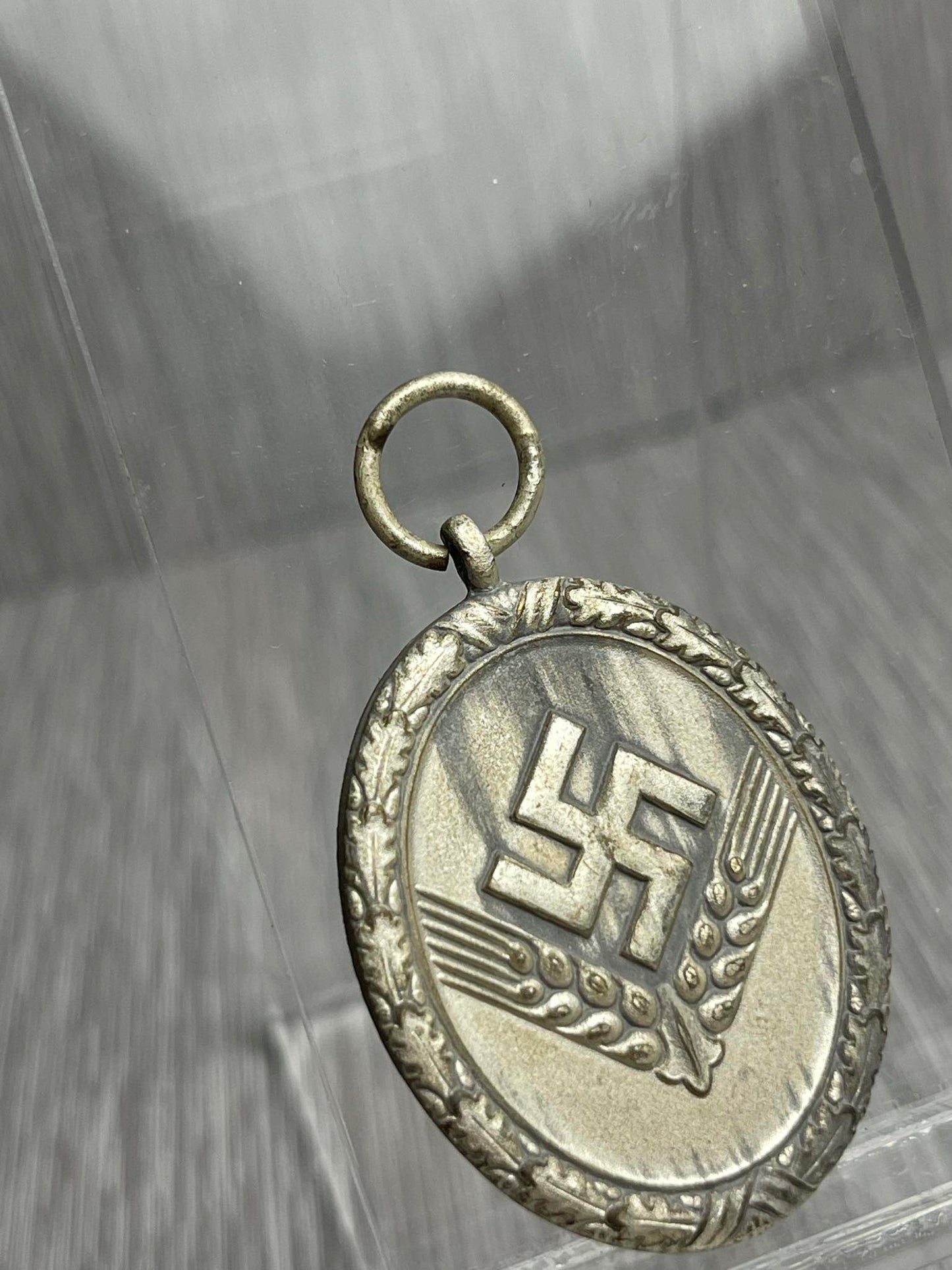 GERMAN WW2 RADWJ 18 YEARS LONG SERVICE MEDAL FOR WOMEN II CLASS SILVER GRADE