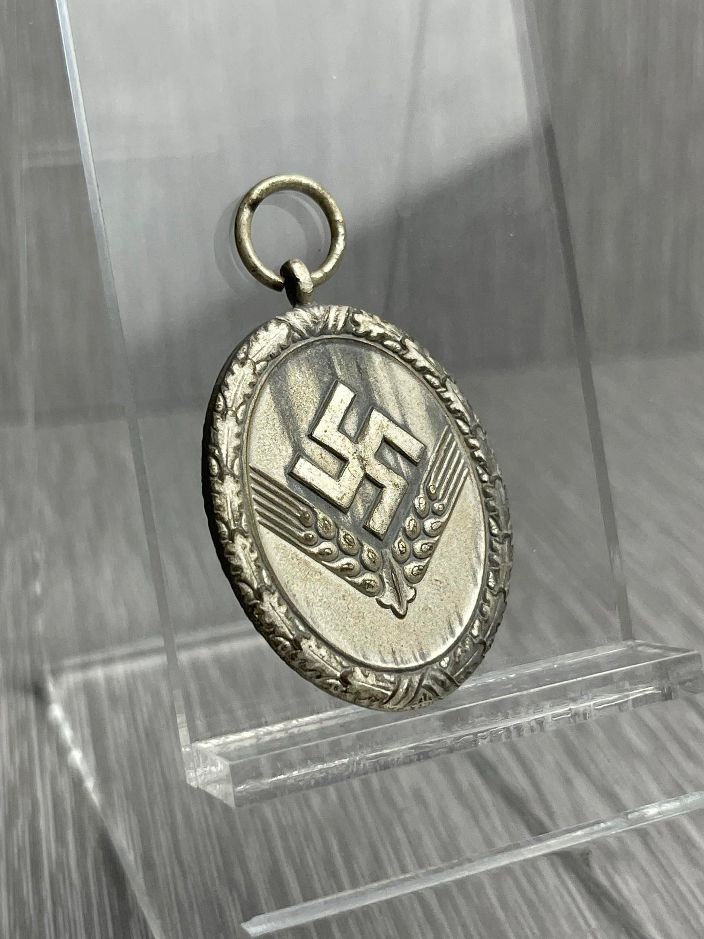 GERMAN WW2 RADWJ 18 YEARS LONG SERVICE MEDAL FOR WOMEN II CLASS SILVER GRADE